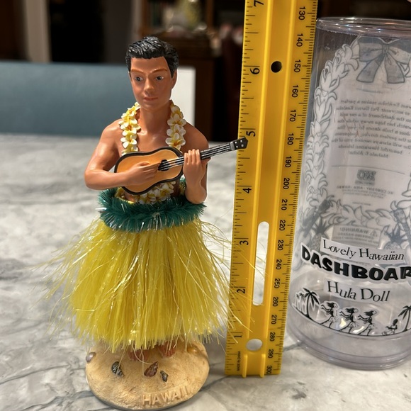 Vtg Hawaiian male hula-ukulele dashboard doll - Picture 3 of 11